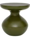 Table d’appoint ronde vert olive en fer Ø38x40 cm Tummy