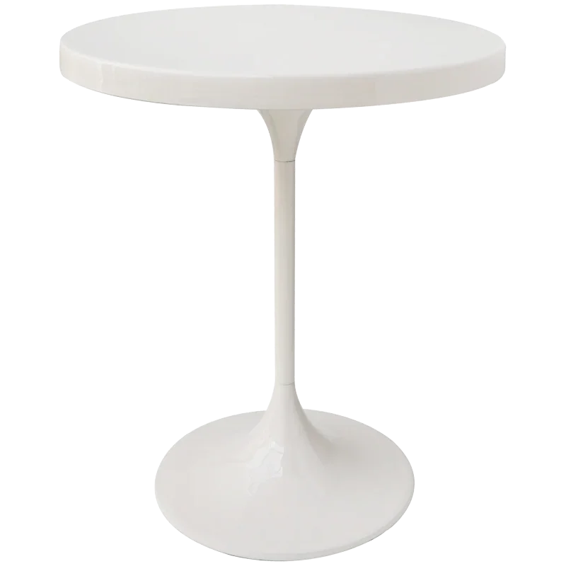 Table d’appoint blanche brillante...