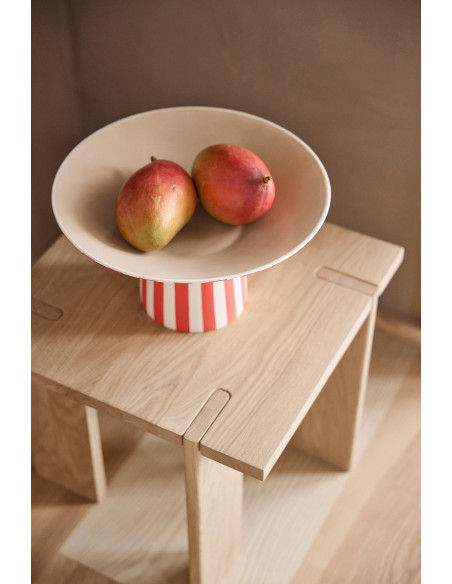 Table d’appoint carrée chêne massif 40x40x45 cm Oy