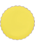 Petite assiette dessert grès jaune citron Ø13,5 cm Good Morning