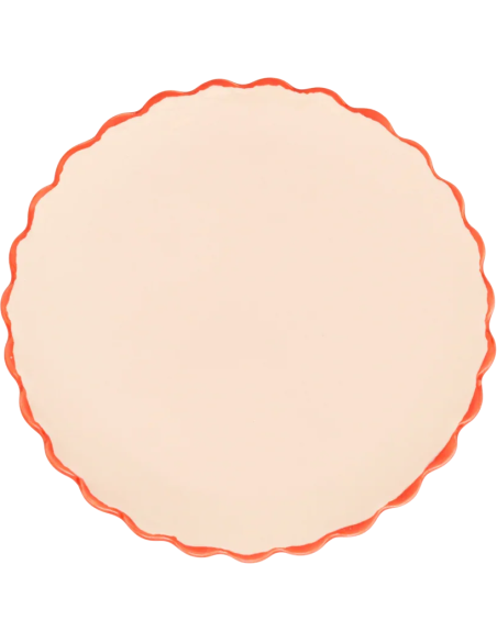 Petite assiette dessert grès rose poudré Ø13,5 cm Good Morning