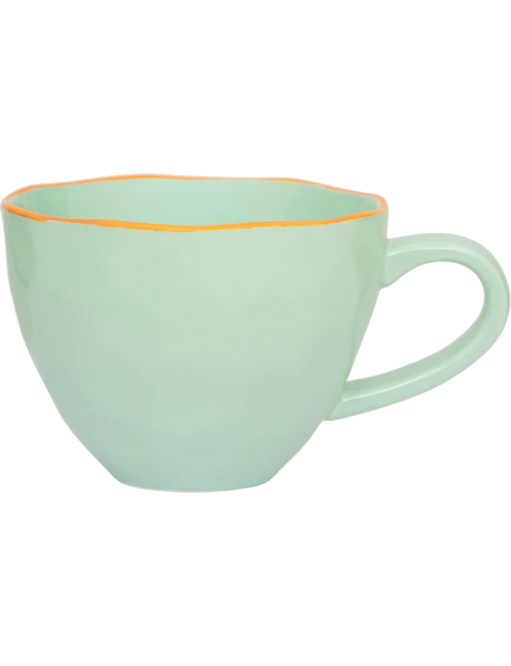 Tasse cappuccino thé grès céladon Ø11x8 cm Good Morning