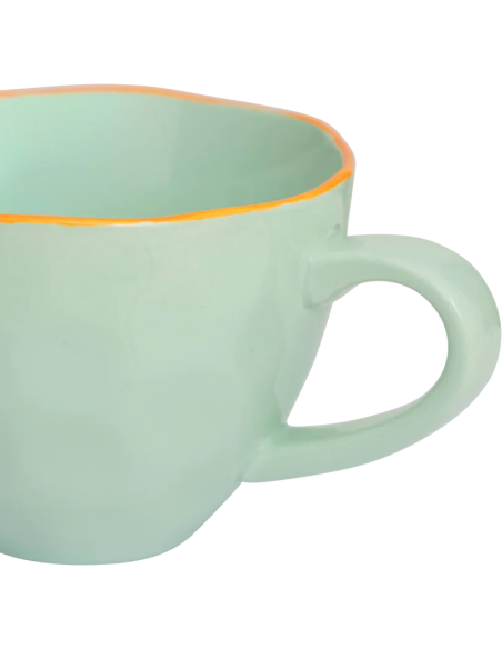 Tasse cappuccino thé grès céladon Ø11x8 cm Good Morning