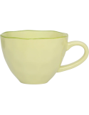 Tasse cappuccino thé grès vert pâle Ø11x8 cm Good Morning