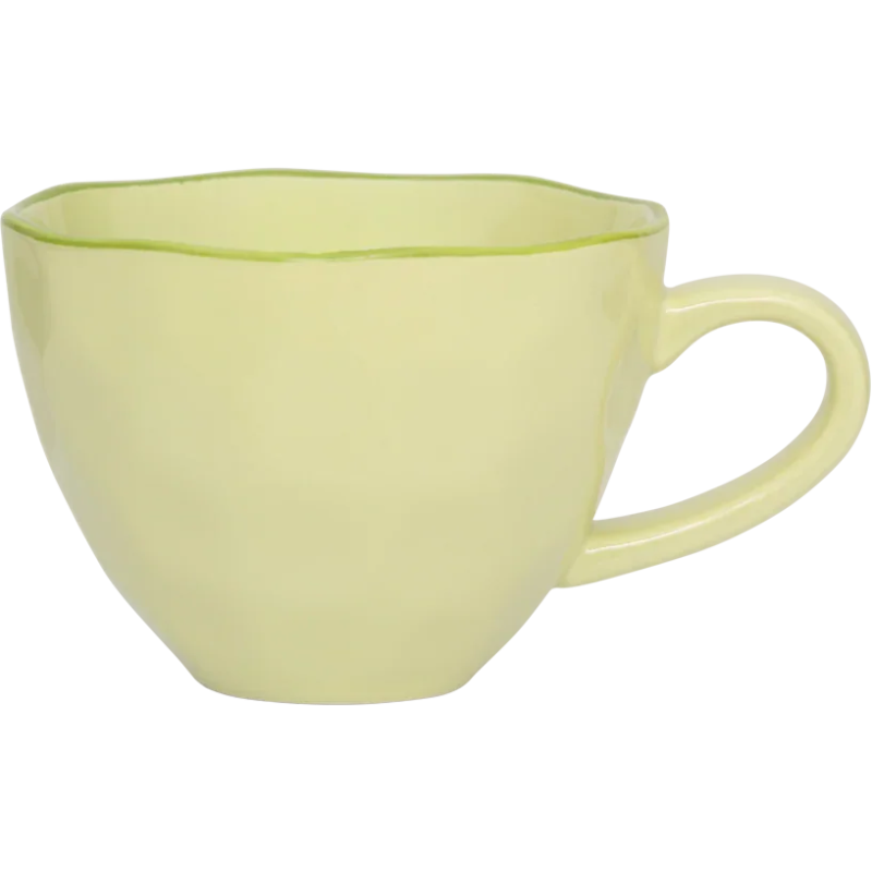 Tasse cappuccino thé grès vert pâle...
