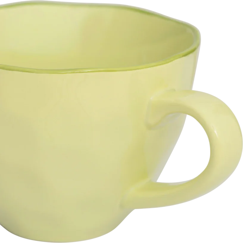 Tasse cappuccino thé grès vert pâle...
