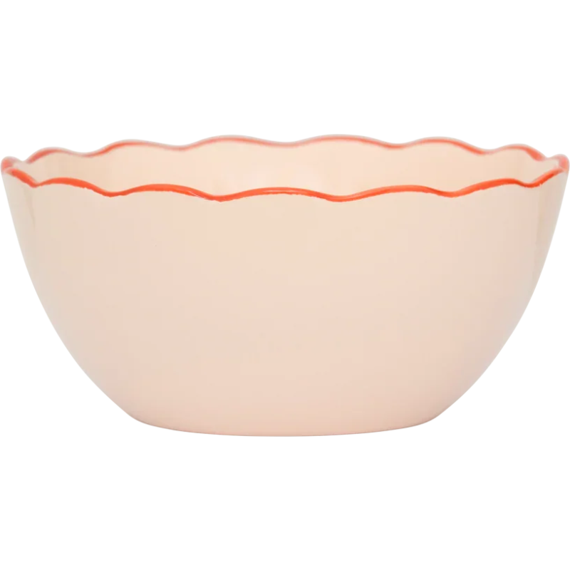 Bol petit déjeuner en grès rose...
