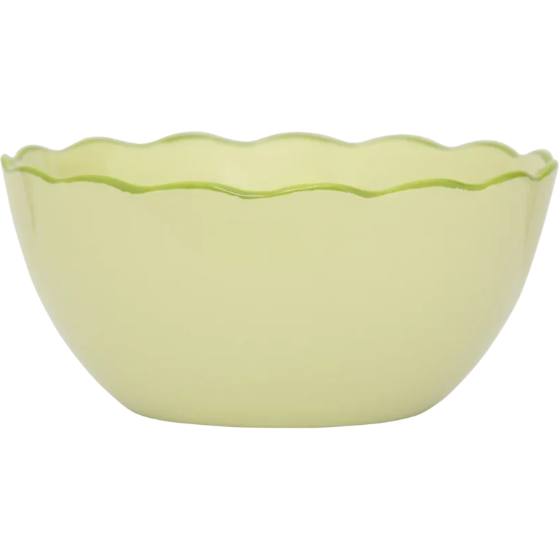 Bol petit déjeuner en grès vert pâle...