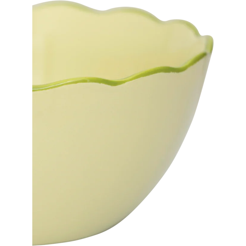 Bol petit déjeuner en grès vert pâle...