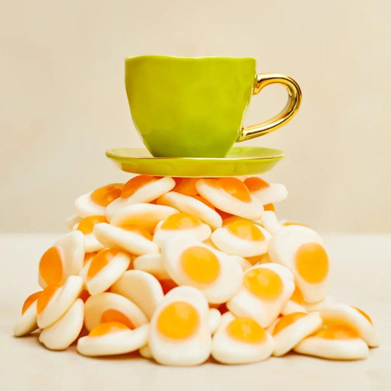 Petite assiette apéritif grès vert...