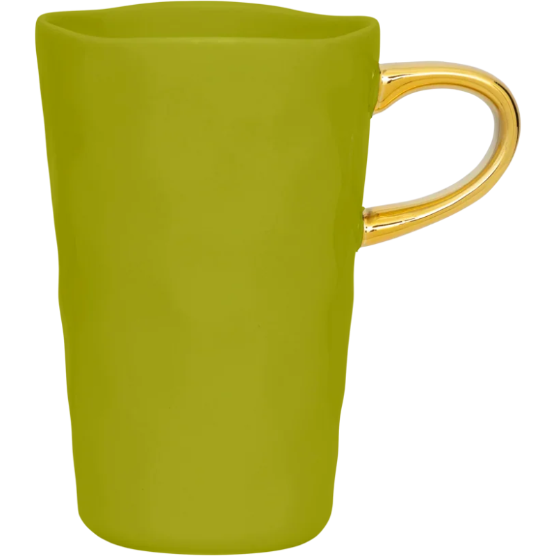 Tasse latte grès vert olive 400 ml...