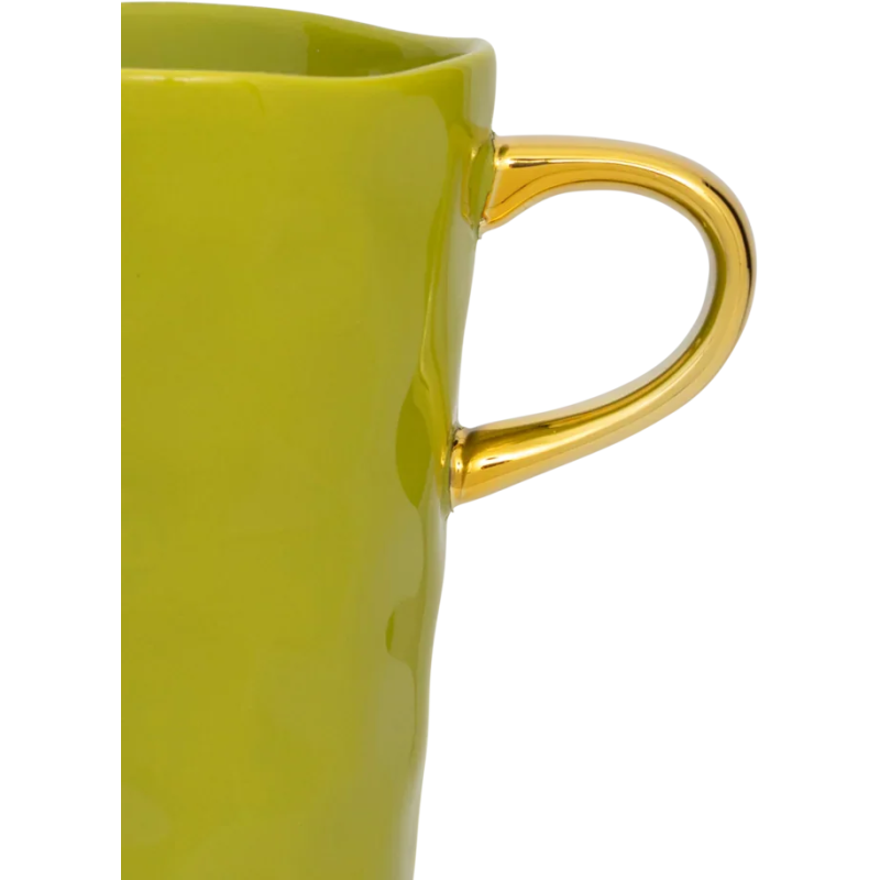 Tasse latte grès vert olive 400 ml...