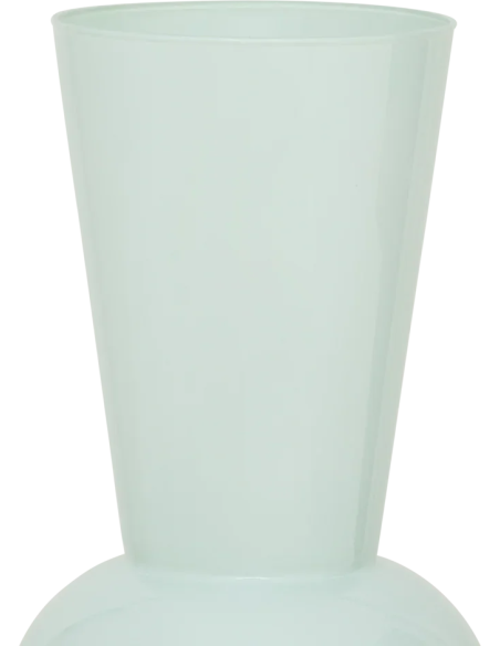 Vase haut en verre vert d’eau Ø19,5x38,5 cm Keiko