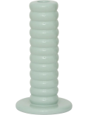 Bougeoir céramique vert d’eau Ø10x19 cm Tebongo