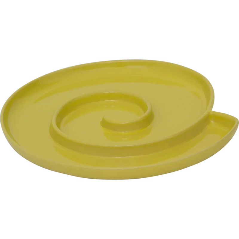 Plat apéritif céramique vert olive 28...