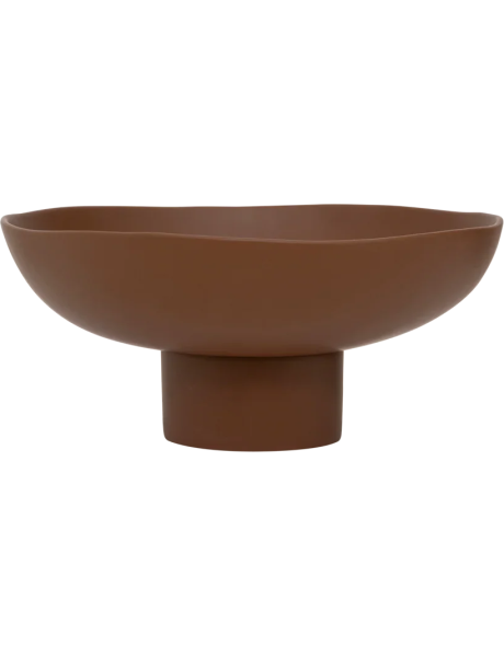 Grand saladier céramique brun 40 cm Orion