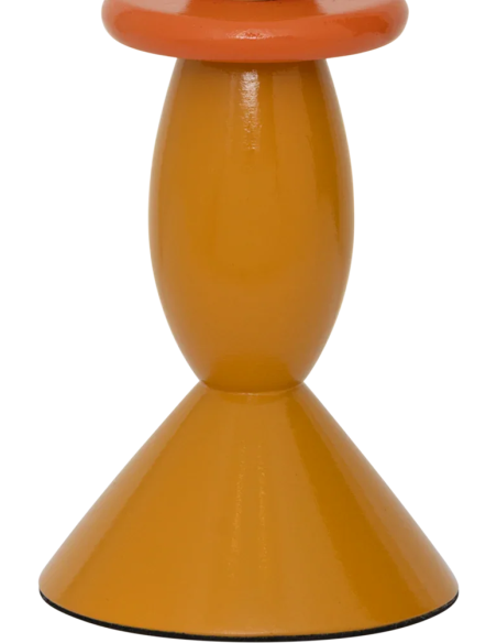 Bougeoir bois de manguier safran Vimba