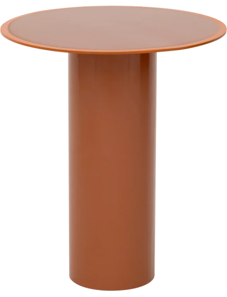 Table d’appoint ronde terracotta en fer Ø36x42,5 cm Tiro Urban Nature Culture - 1