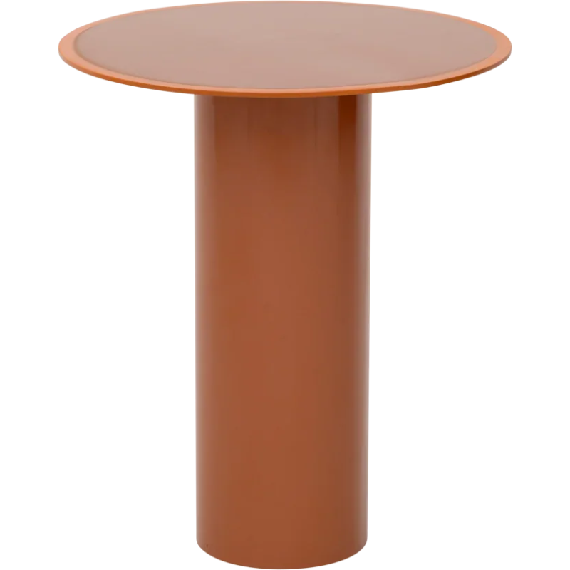 Table d’appoint ronde terracotta en fer Ø36x42,5 cm Tiro Urban Nature Culture - 1
