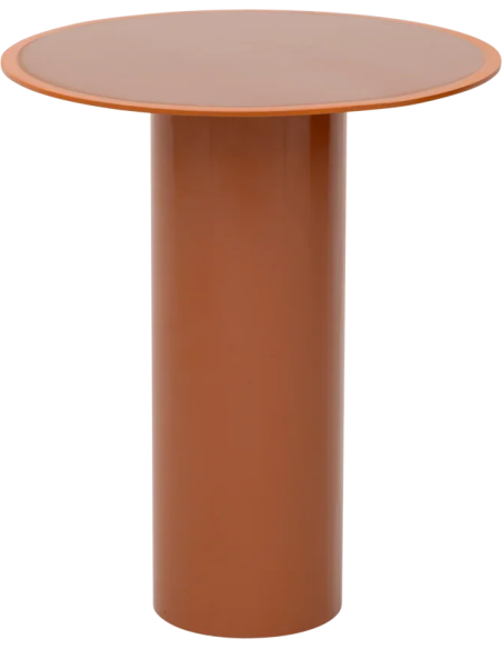 Table d’appoint ronde terracotta en fer Ø36x42,5 cm Tiro Urban Nature Culture - 1