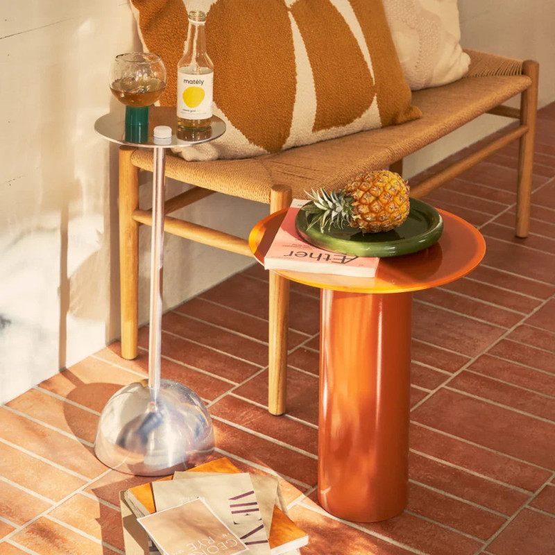 Table d’appoint ronde terracotta en fer Ø36x42,5 cm Tiro Urban Nature Culture - 2
