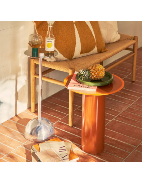 Table d’appoint ronde terracotta en fer Ø36x42,5 cm Tiro Urban Nature Culture - 2