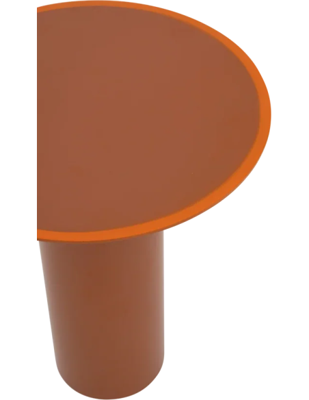 Table d’appoint ronde terracotta en fer Ø36x42,5 cm Tiro Urban Nature Culture - 4