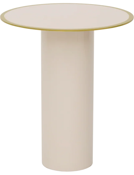 Table d’appoint ronde crème en fer Ø36x42,5 cm Tiro Urban Nature Culture - 1