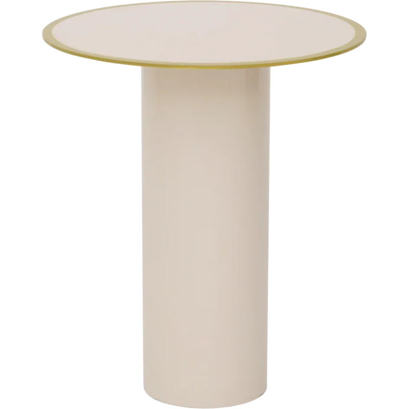 Table d’appoint ronde crème en fer Ø36x42,5 cm Tiro Urban Nature Culture - 1