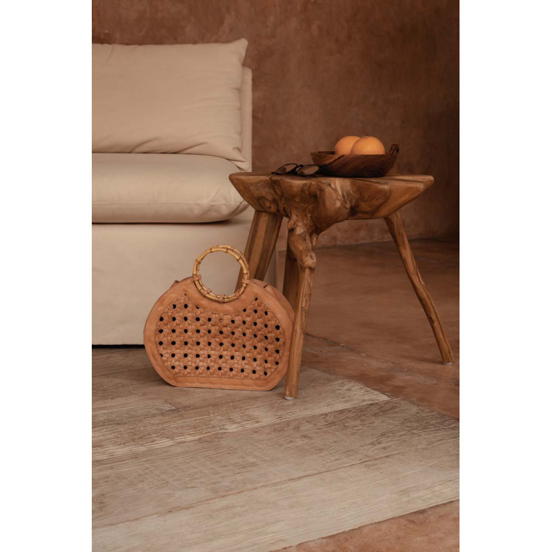 Table d’appoint racine de teck...