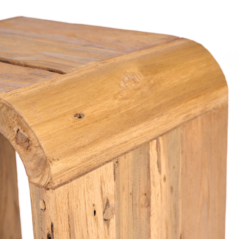 Table d’appoint arche en teck naturel...