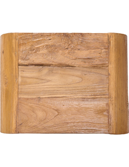 Table d’appoint arche en teck naturel 40x30x45 cm The Arc