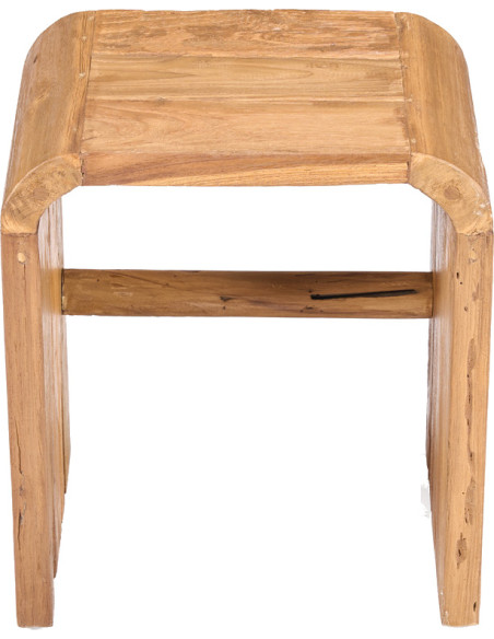 Table d’appoint arche en teck naturel 40x30x45 cm The Arc