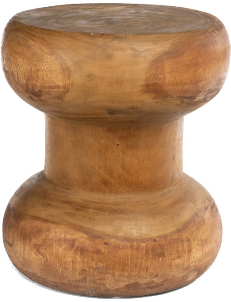 Tabouret table d’appoint en bois de suar 40x40x45 cm The...
