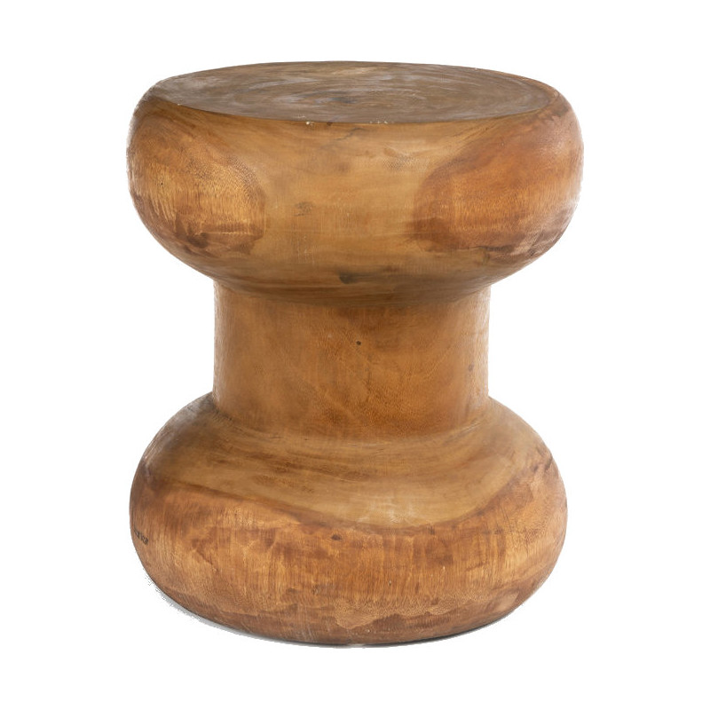 Tabouret table d’appoint en bois de...