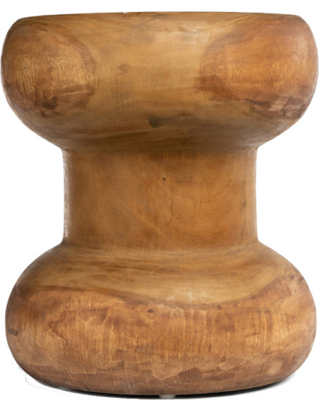 Tabouret table d’appoint en bois de suar 40x40x45 cm The Wayra