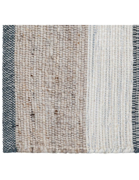 Tapis rayé laine coton 160x230 cm Elvane