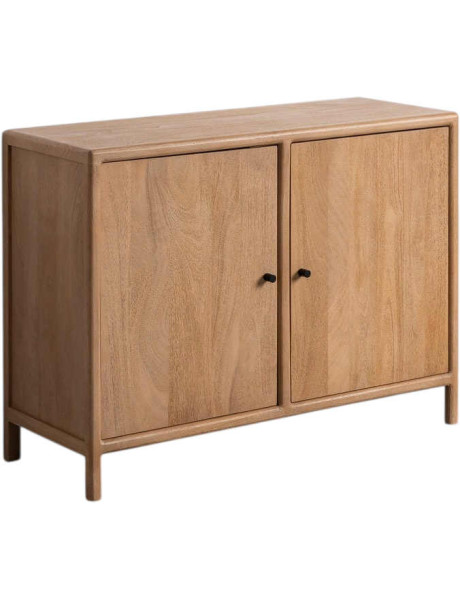 Buffet 2 portes en bois de manguier naturel 110 cm Macarella