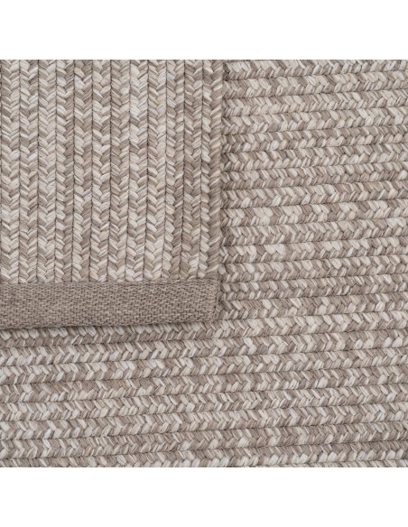 Tapis intérieur extérieur polypropylène taupe 160x230 cm Mirano