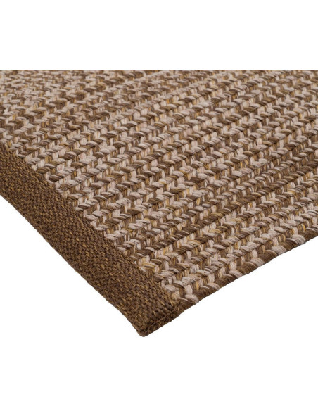 Tapis intérieur extérieur polypropylène marron 160x230 cm Mirano