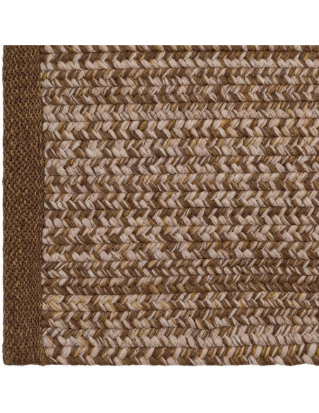 Grand tapis intérieur extérieur polypropylène marron 200x300 cm Mirano