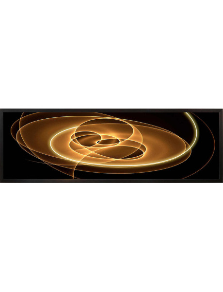 Tableau lumineux LED abstrait 150x50 cm Trazados