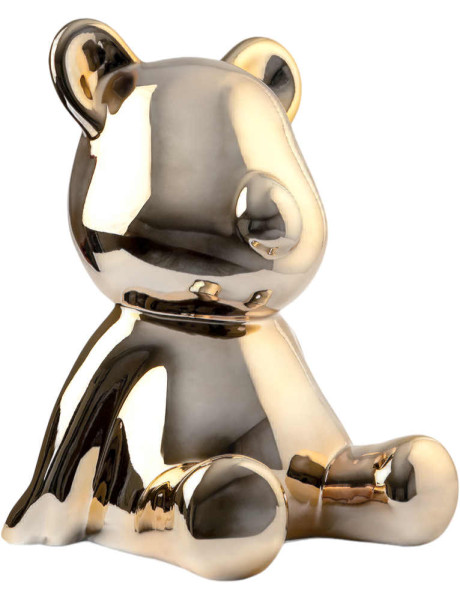 Statue ours dorée en résine 50 cm Osito