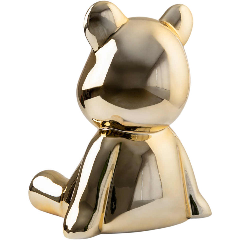 Statue ours dorée en résine 50 cm Osito