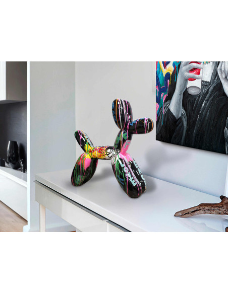 Statue chien ballon graffiti 41 cm Balloon Dog