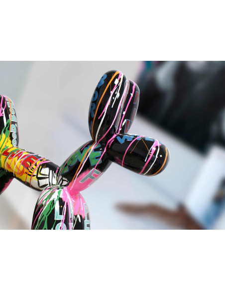 Statue chien ballon graffiti 41 cm Balloon Dog