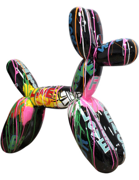 Statue chien ballon graffiti 41 cm Balloon Dog
