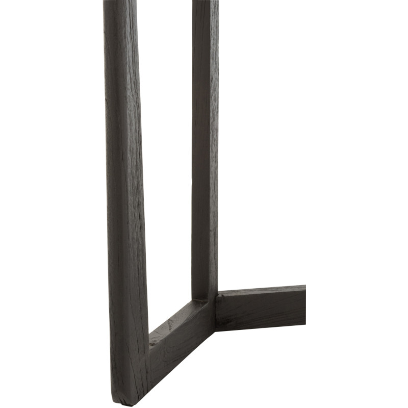 Console Rectangulaire Maty en Bois de teck Noir - 6