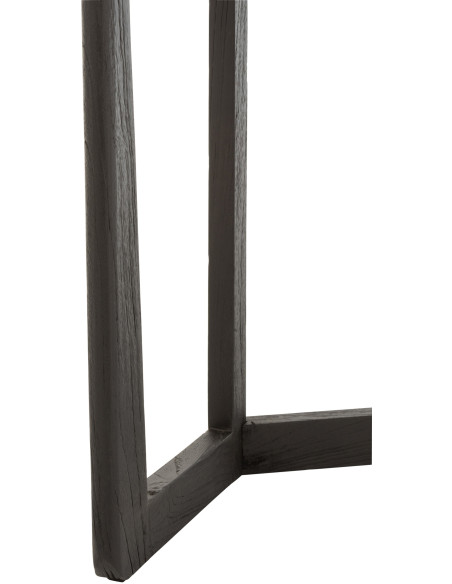 Console Rectangulaire Maty en Bois de teck Noir - 6