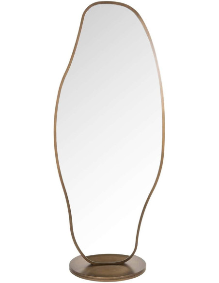 Miroir sur pied plein pied doré 192 cm Jalyce